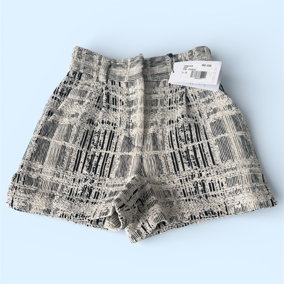 IROhigh-waisted tweed mini shorts Size 32 / US 0